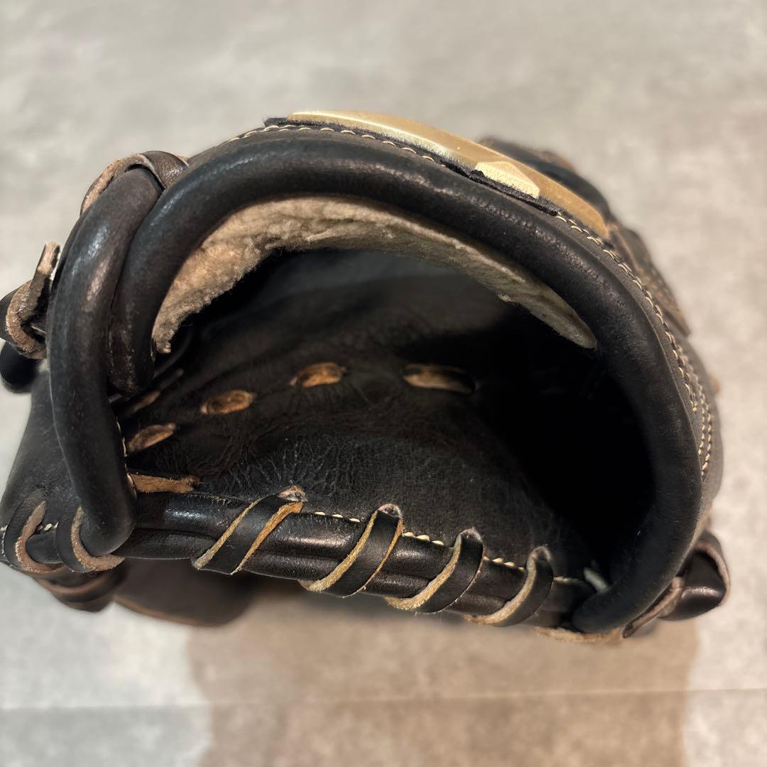 MIZUNO（ミズノ） グローバルエリート 内野手 軟式 グローブ ブラック