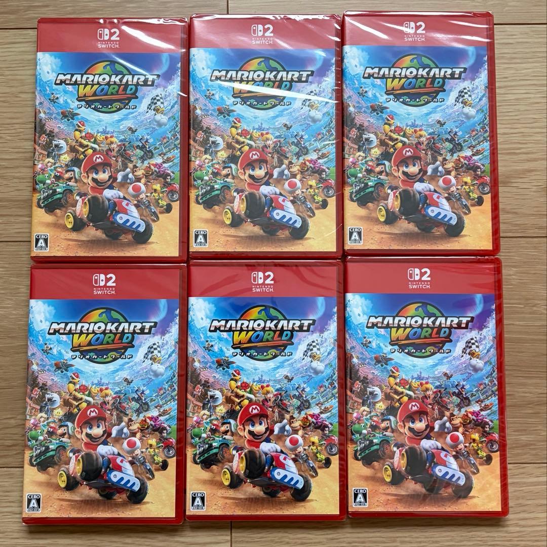 【新品】MARIOKART WORLD マリオカートワールド　6本セット