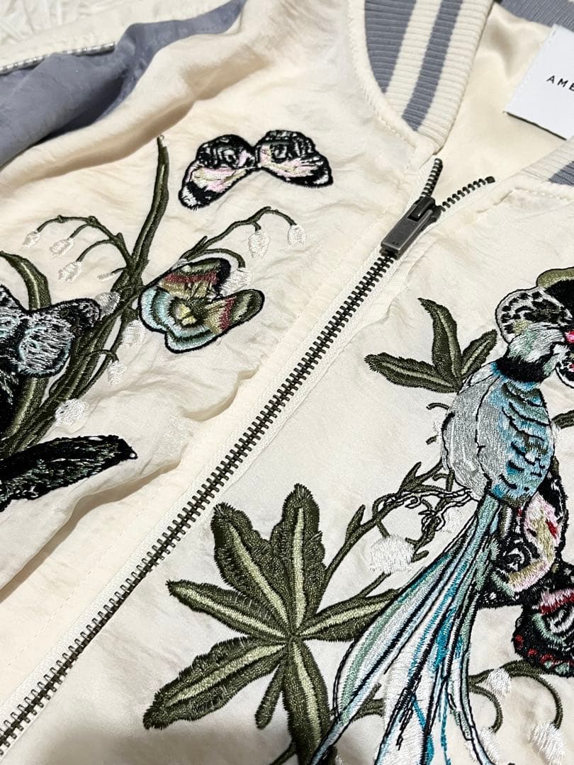 【美品】アメリヴィンテージ　スカジャン　刺繍　STUDIOUS別注