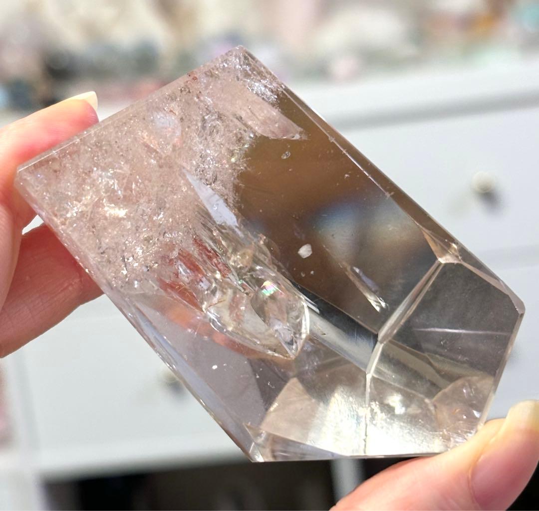 1点再入荷　レア　高品質　ピンククォーツ　ピンクアゼツライトBIGフリーフォーム