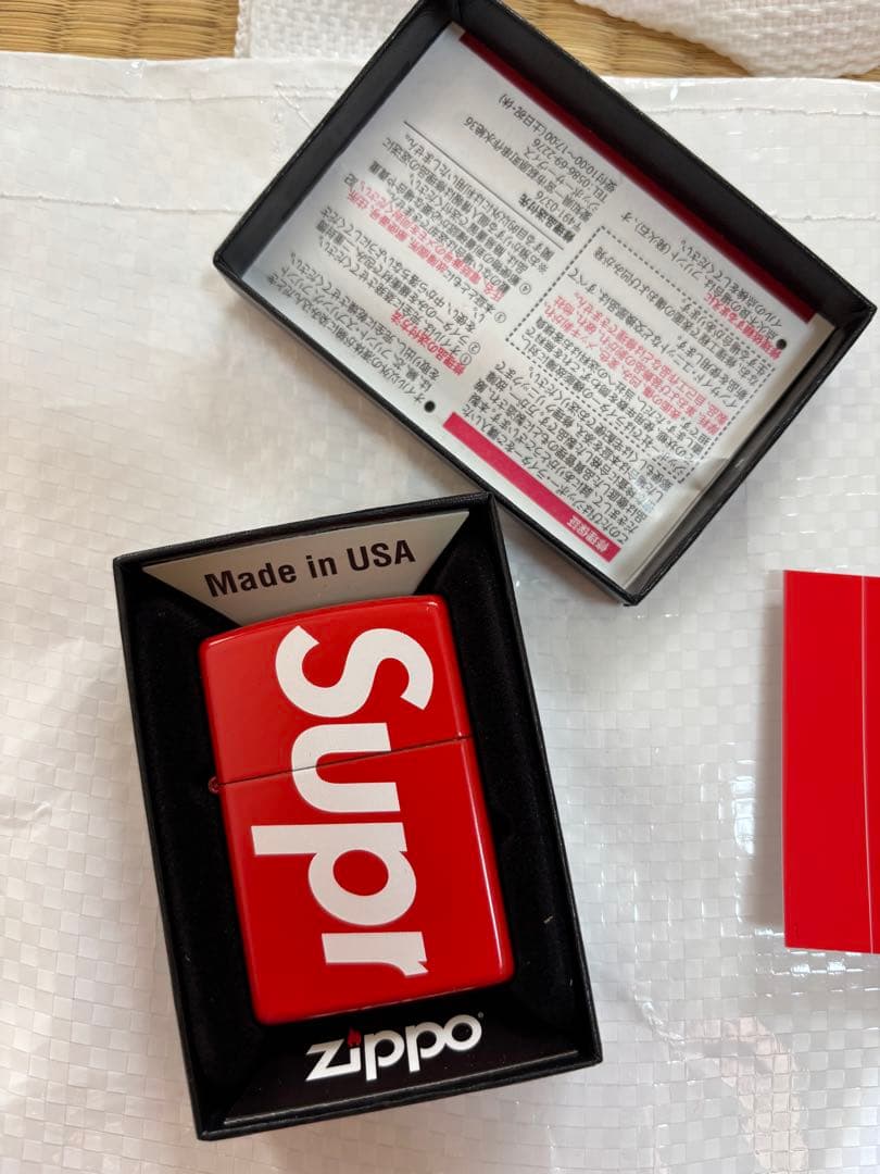 Supreme エコバッグ ホワイト/レッド