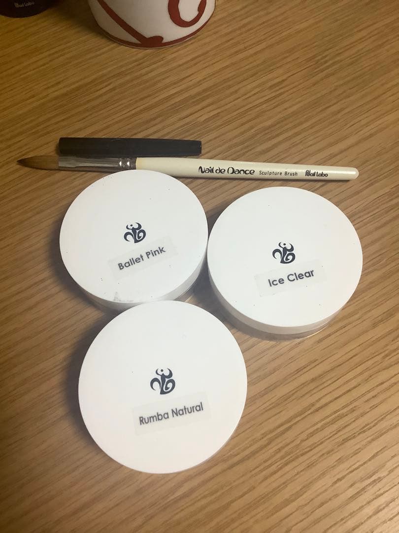 Nail de Dance スカルプ 筆　パウダーセット　ネイルデダンス