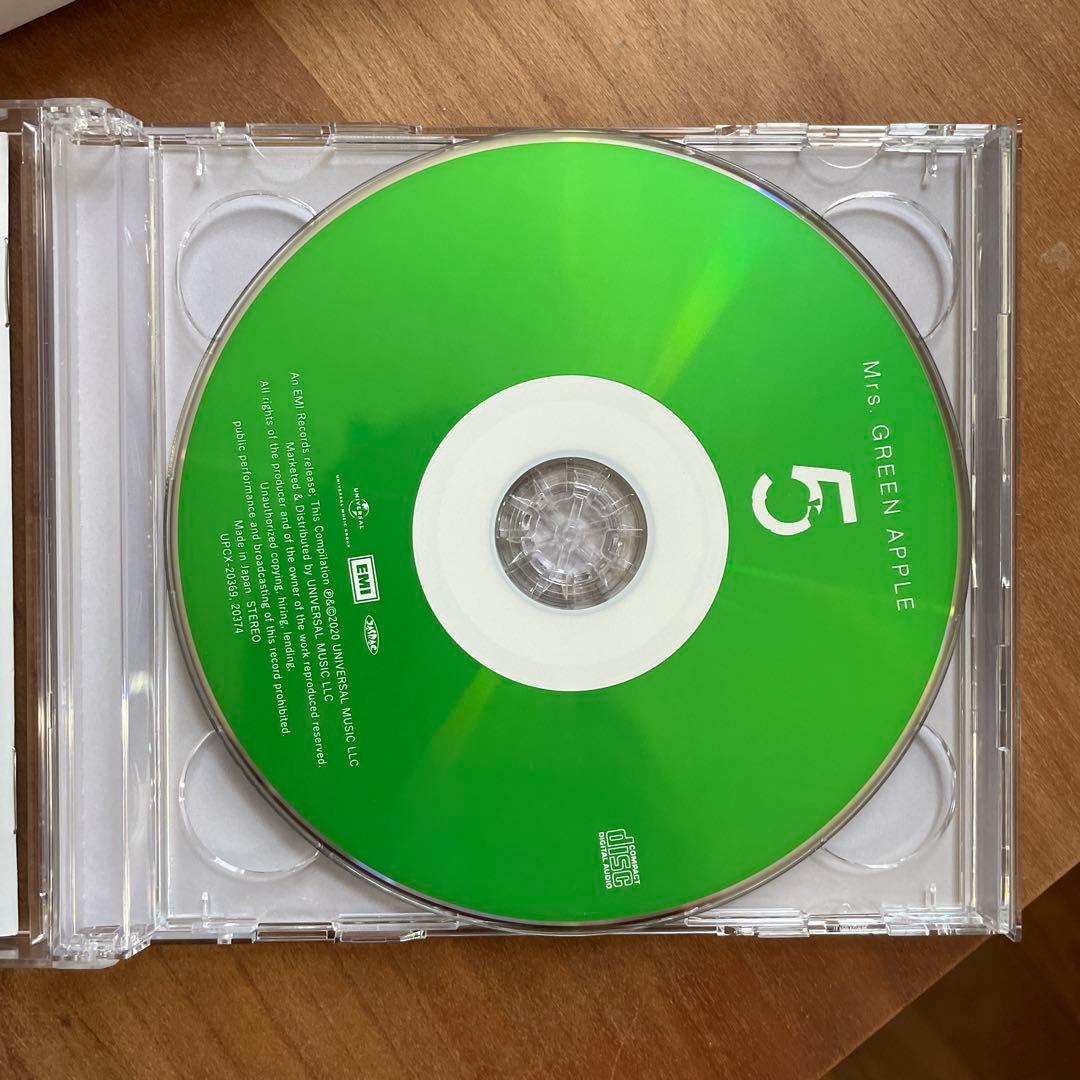 期間限定値下げ⚠️Mrs. GREEN APPLE【5】 CD＋DVD