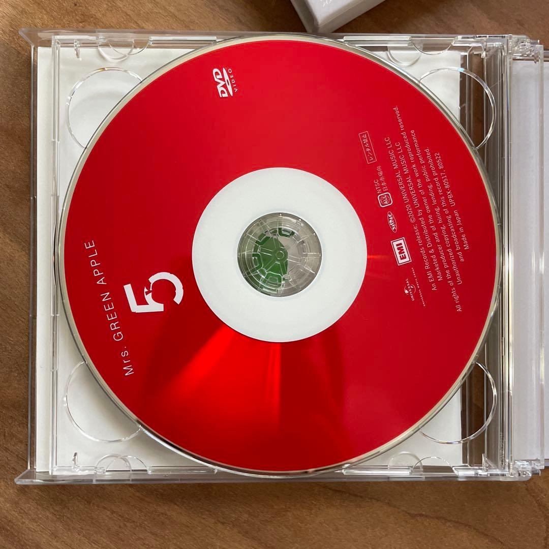 期間限定値下げ⚠️Mrs. GREEN APPLE【5】 CD＋DVD