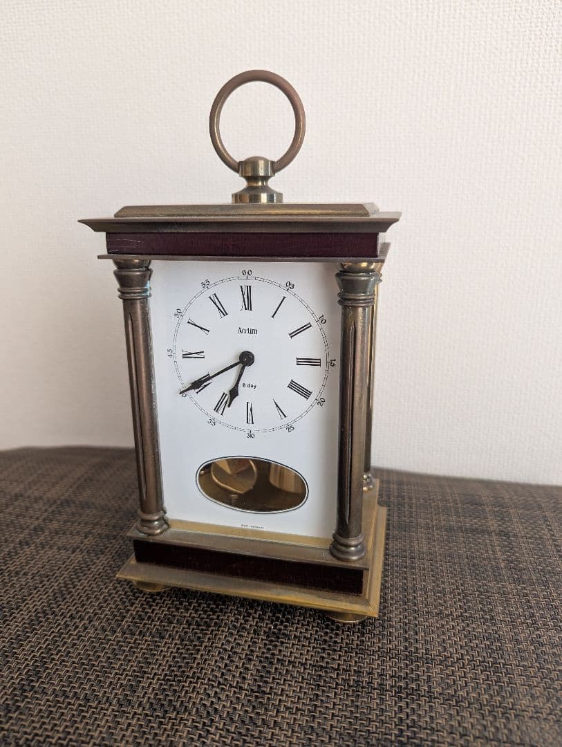 キャリッジクロック　Acctim　振り子・時報あり