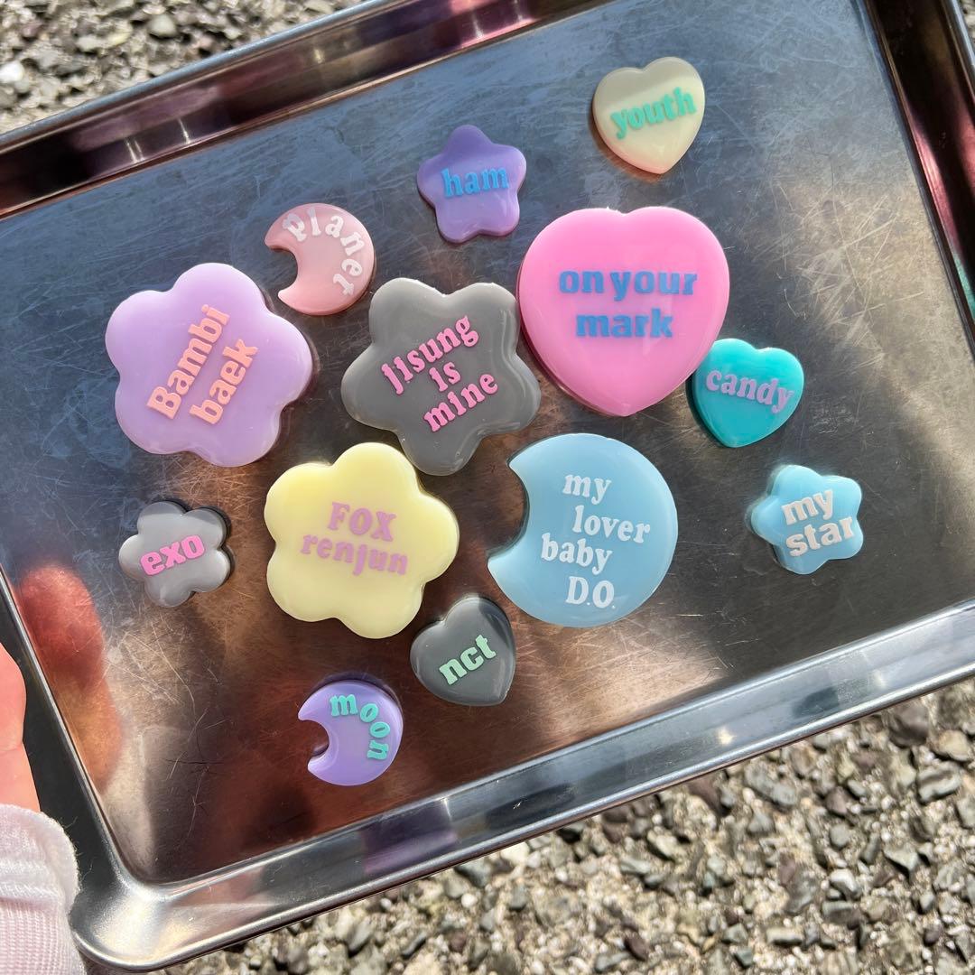 オリジナル　マグネット　オーダー　名前入れ　NCT チソン　EXO ギョンス