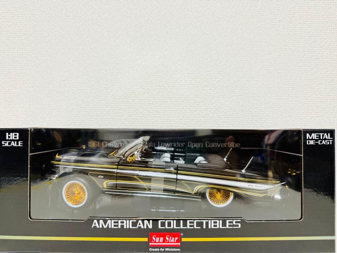 '61 Chevyシボレー Impalaインパラ ローライダー 1/18 新品