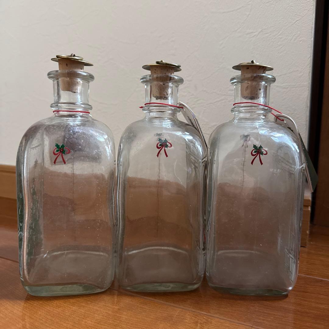 新品 Holmegaard クリスマスボトル 1985 3本