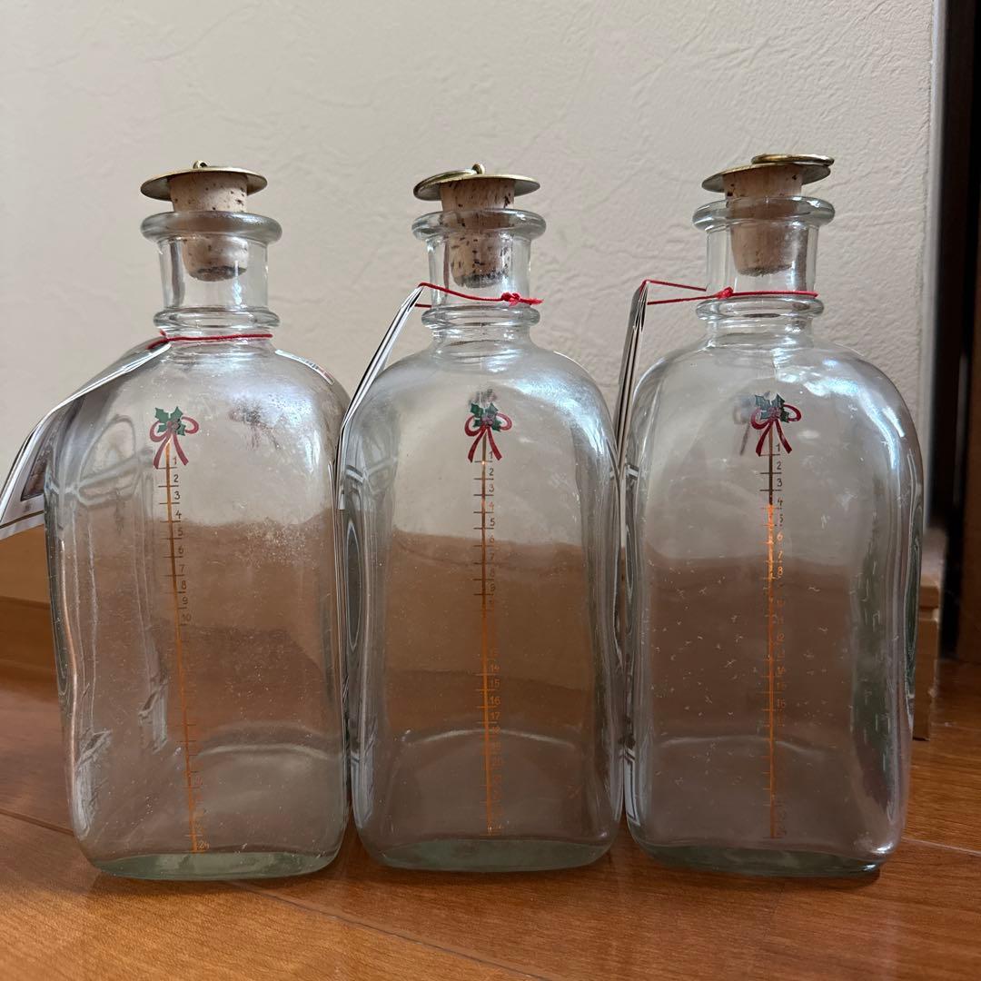 新品 Holmegaard クリスマスボトル 1985 3本