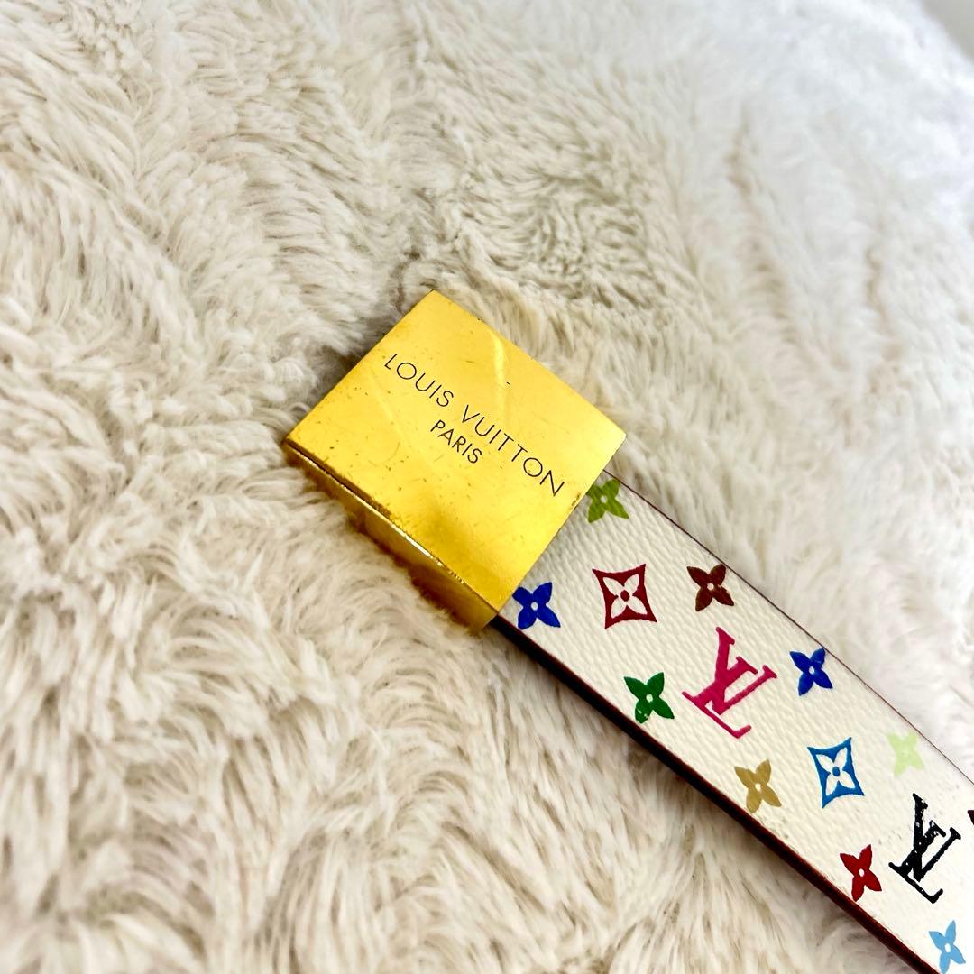 Louis Vuitton サンチュールキャレ ブロンモノグラム マルチカラー