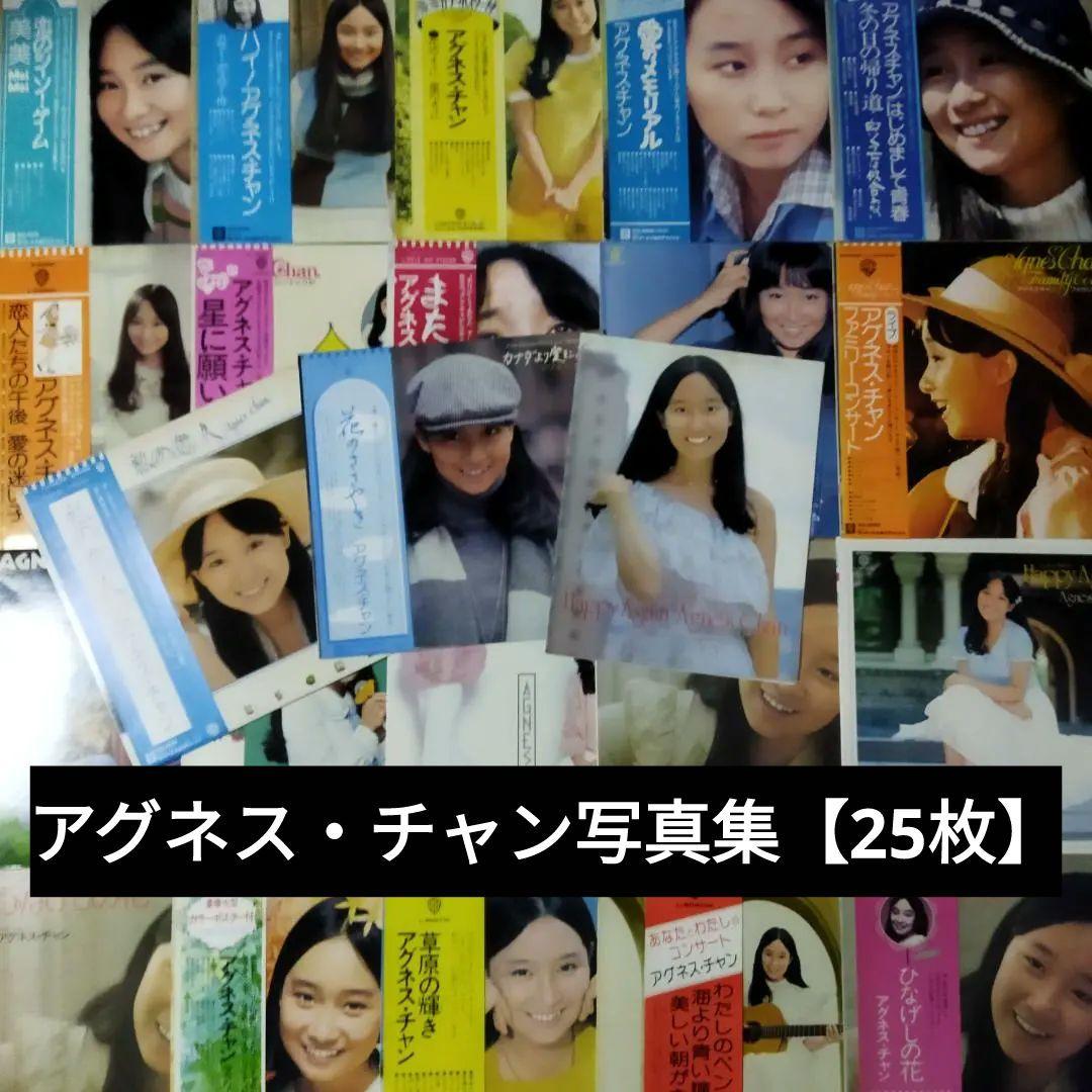 アグネス・チャン　写真集付き【22枚+写真集】TF0222-7 LPレコード