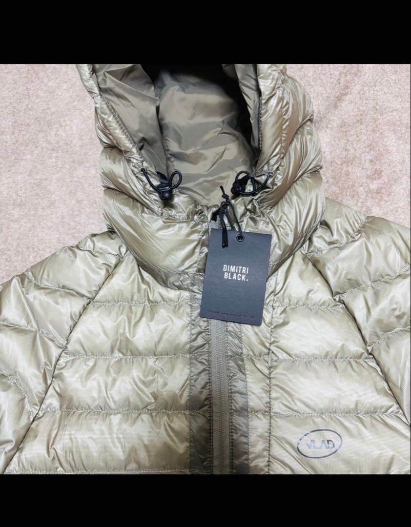 VLAD ライトシェル グリーン ダウン ジャケット グレー MUSINSA