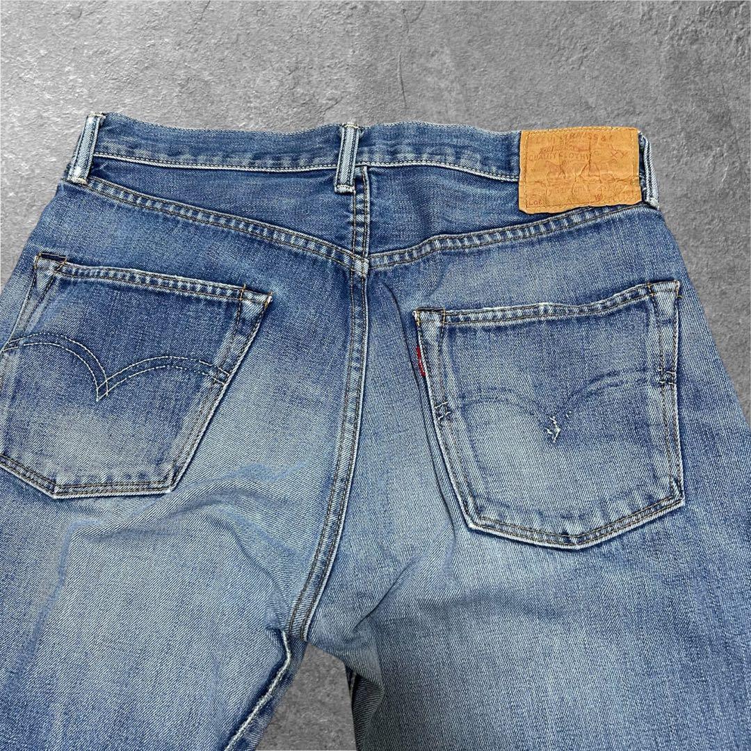 W34 LEVI'S 501XX 1955年復刻 日本製 BIGE 赤耳 デニム