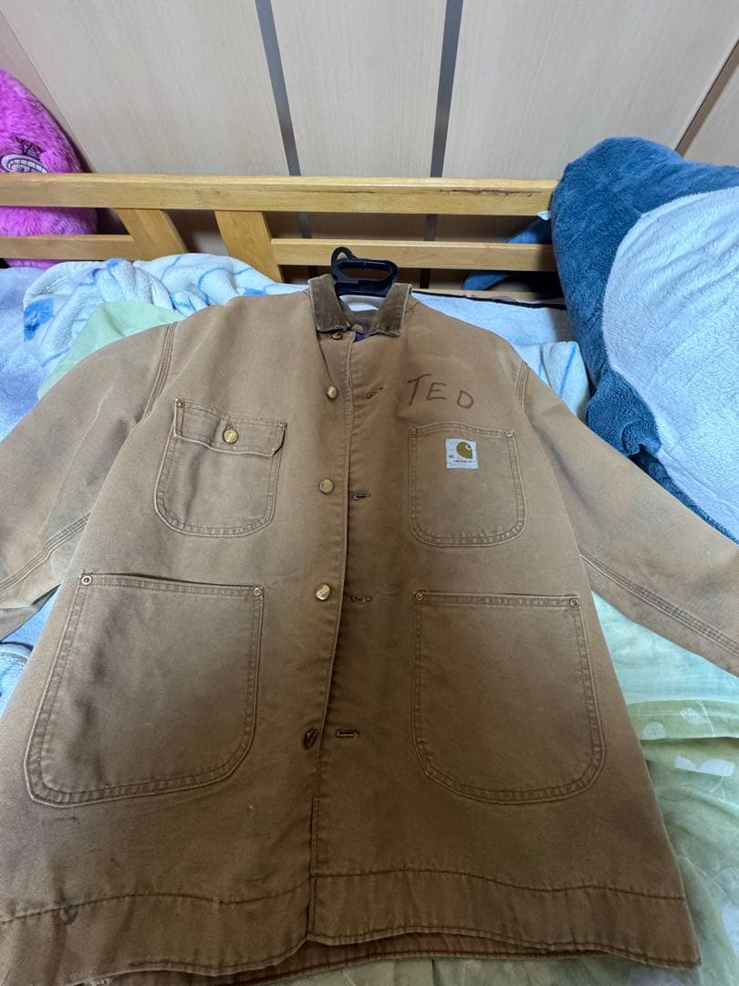 ブラウン カバーオール 4ポケット