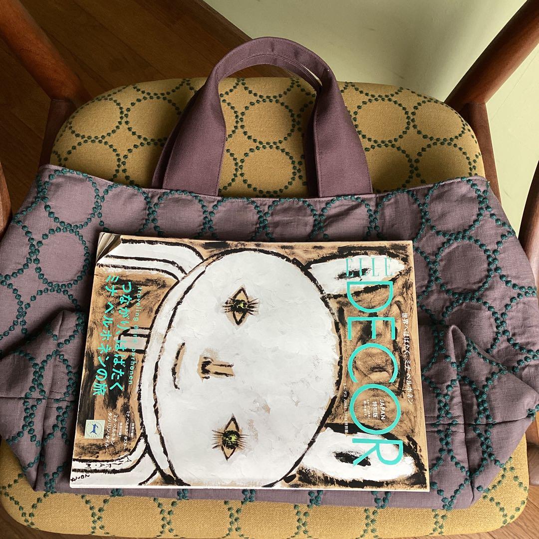 SACHI☺︎＊です！ミナペルホネンタンバリントートバッグハンドメイド