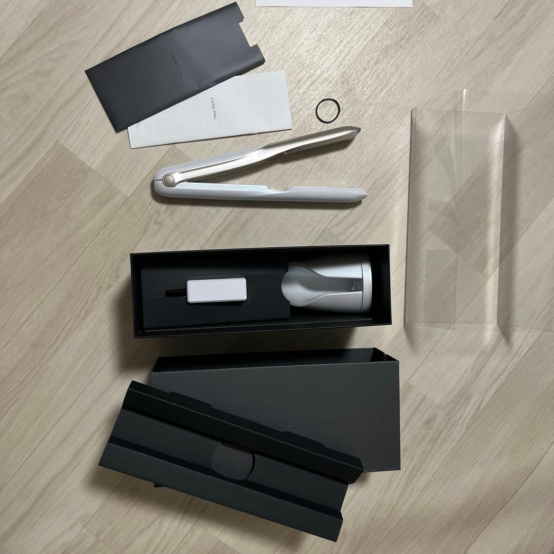 CAREPRODEEP 超音波アイロン　美品　白