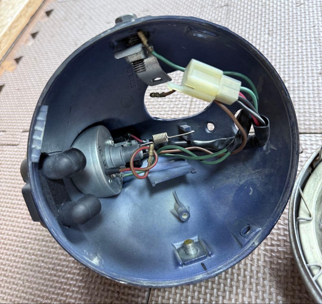 HONDA モンキー ヘッドライト 鍵+メーター付 青系