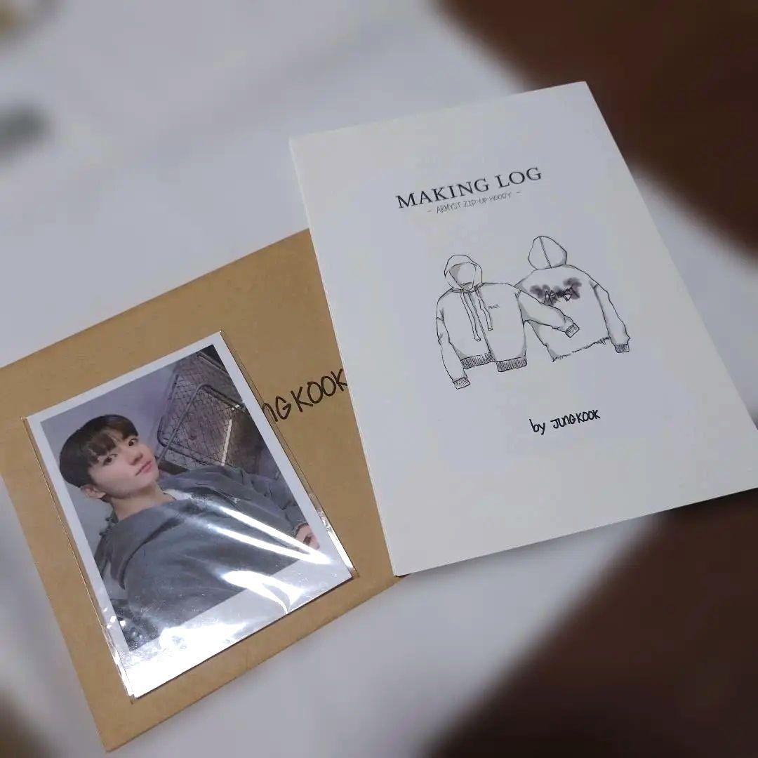 BTS ARTIST MADE ジョングク フーディー 未開封③ ホワイト