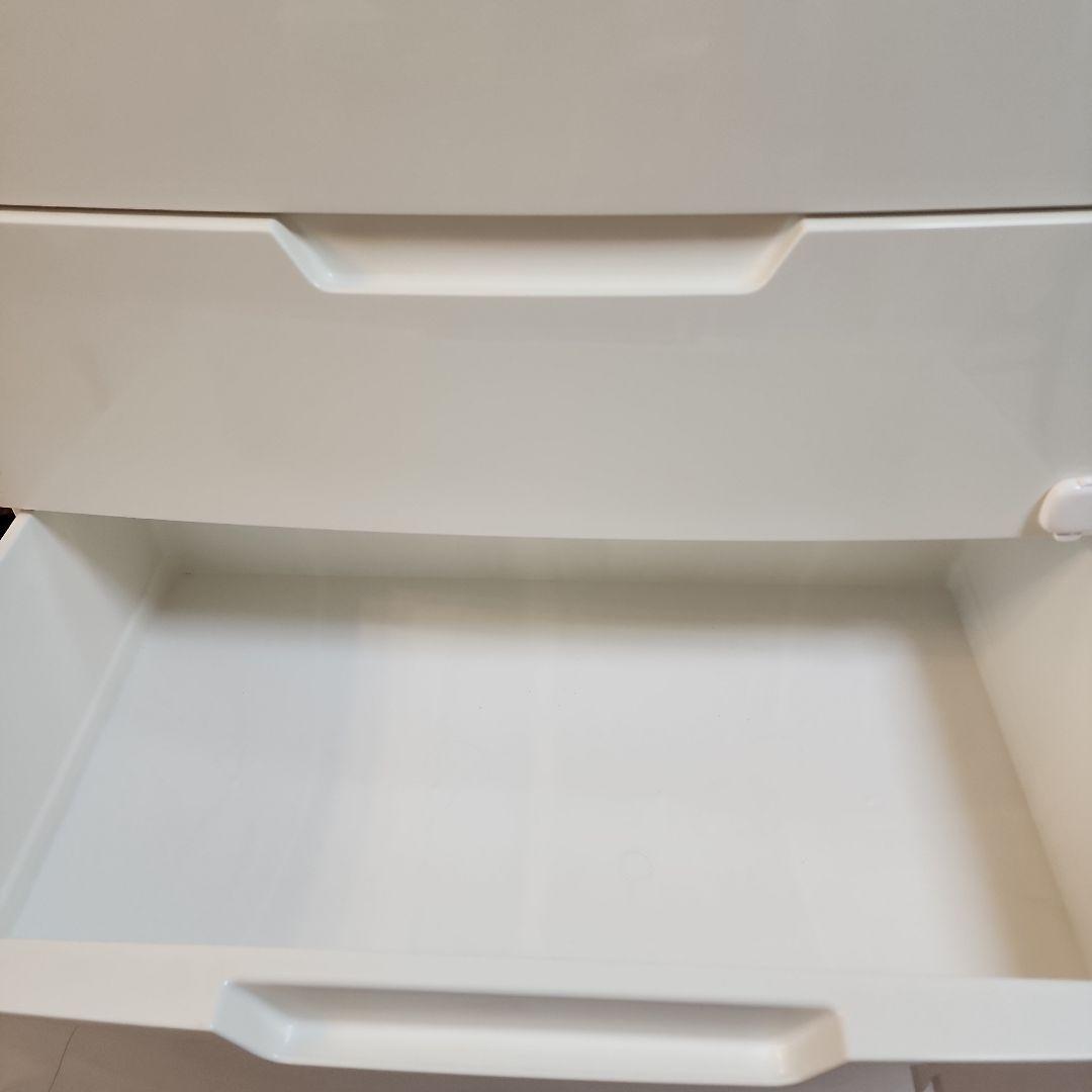 チェスト　4段　収納　タンス　白　ホワイト　洋服収納　引出し　棚