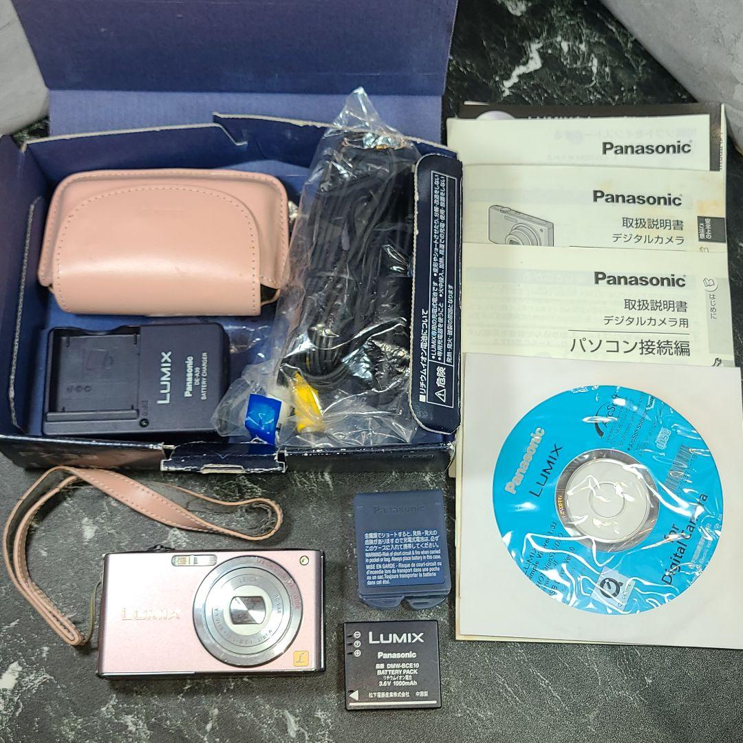 付属品完備【Panasonic】DMC-FX33-P　デジタルカメラ　ピンク