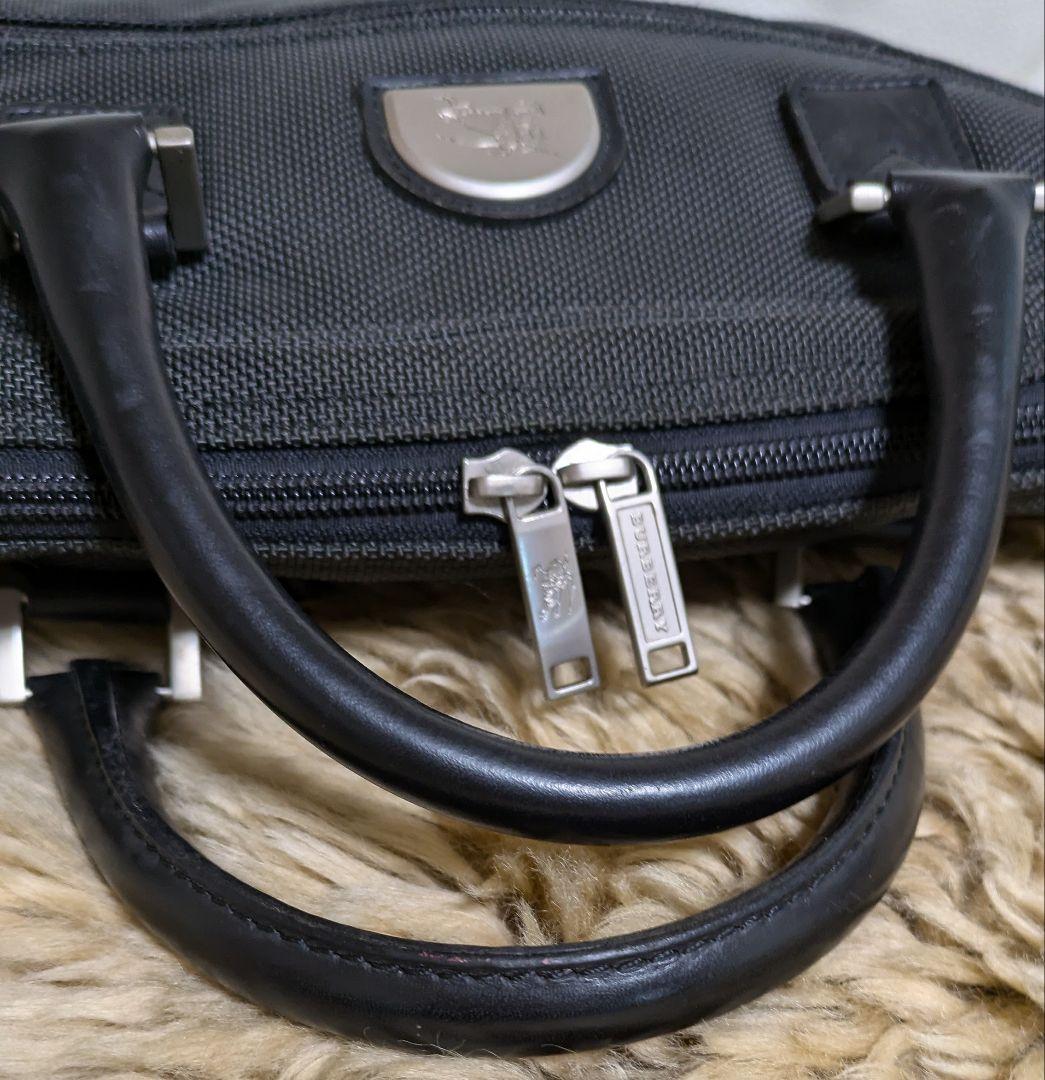 【レア】BURBERRY バーバリー ブリーフケース ダークグレー ホースロゴ