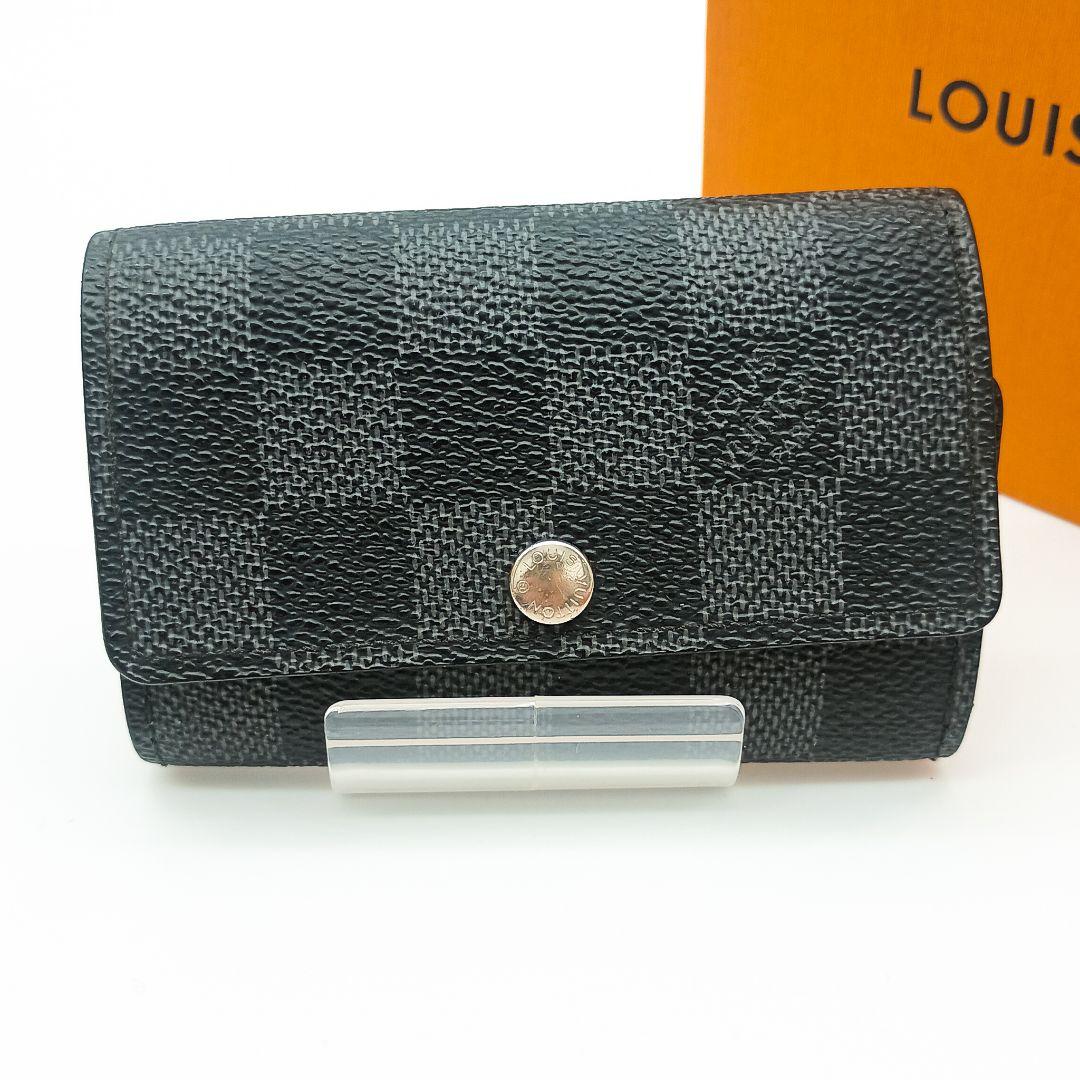 【美品S】ルイヴィトン　ミュルティクレ6連　ダミエグラフィット　キーケース