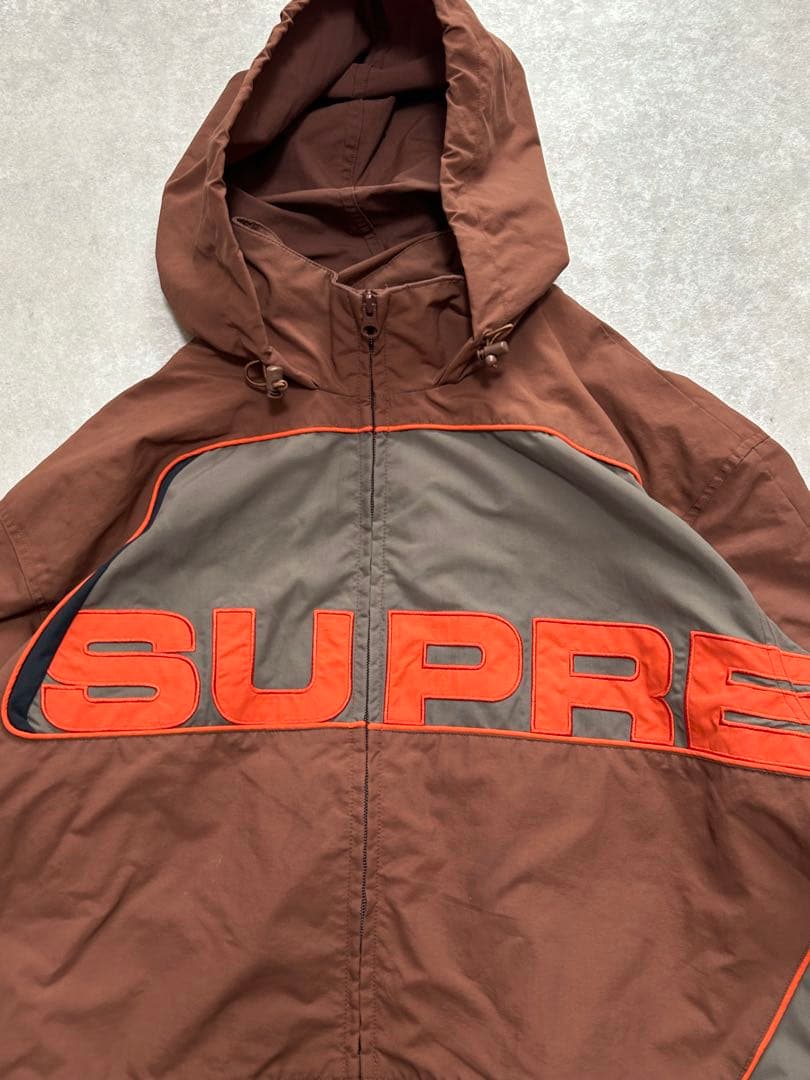 美品 SUPREME S Paneled Track Jacket L