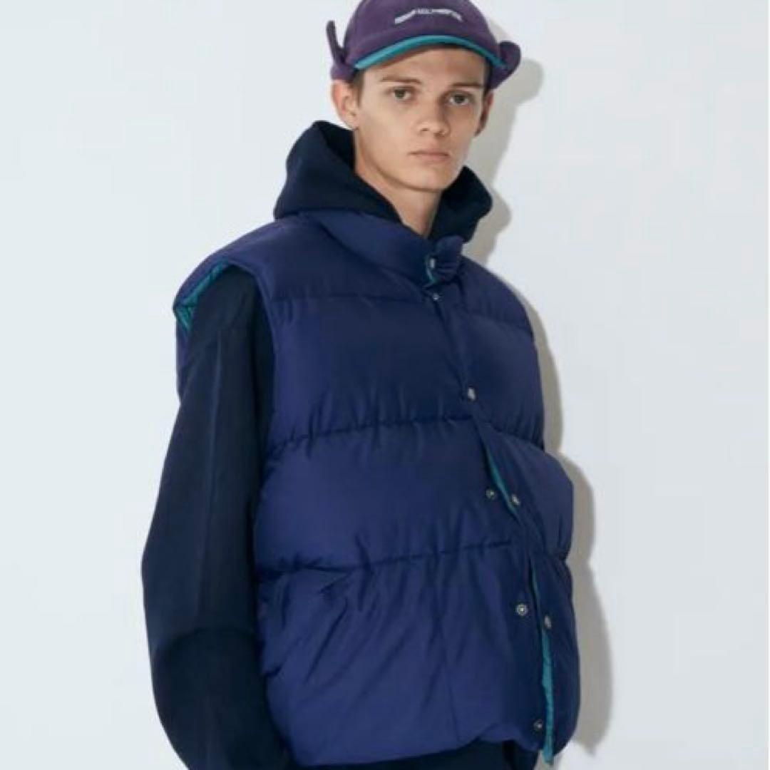セダンオールパーパスFW23 Classic Down Vest Navy