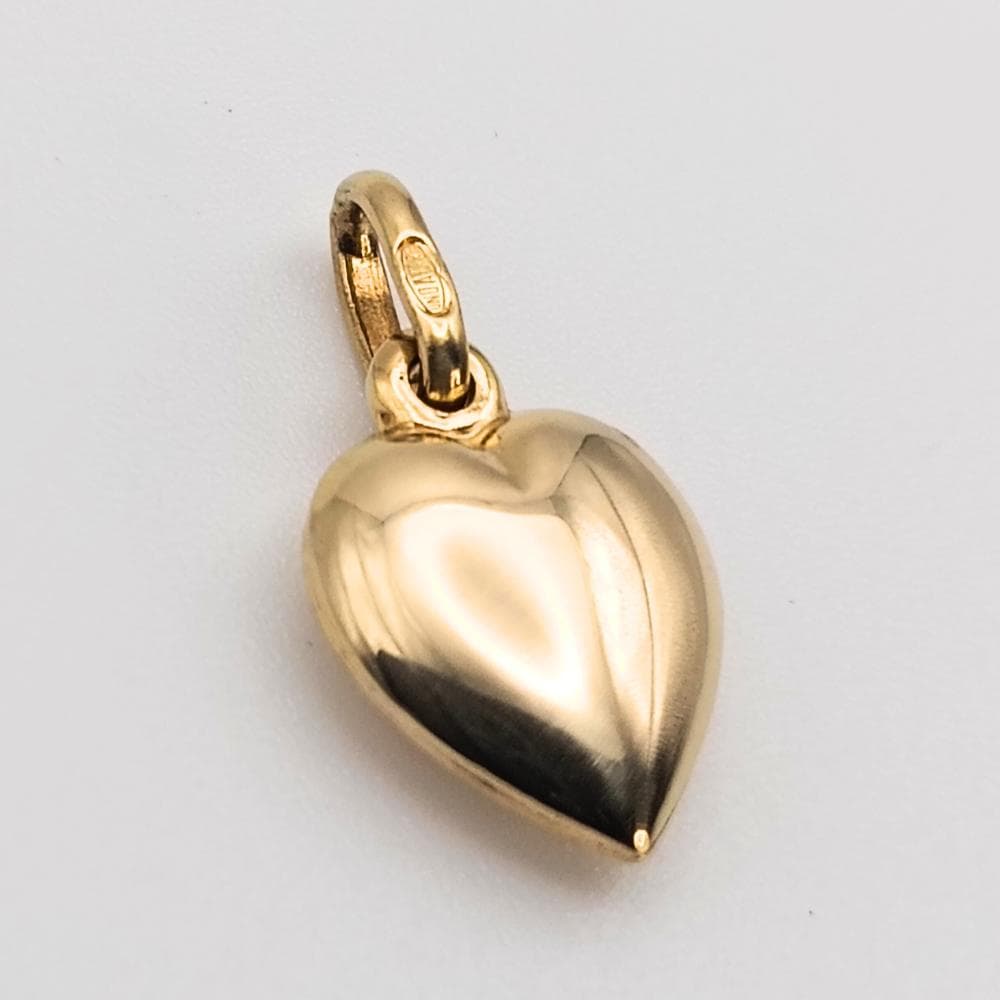 UNOAERRE K18 ハート ペンダントトップ 1.1g イタリア製 750