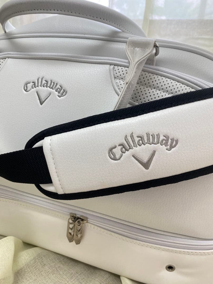 Callaway ゴルフ ボストンバッグ ホワイト