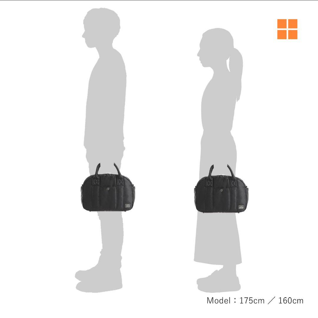 【美品】PORTERポーター TANKER ボストンバッグ アイアンブルー