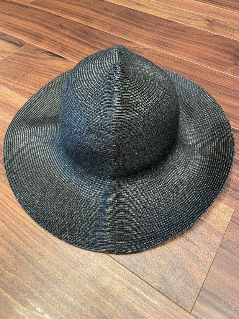 ヨーガンレール　麦わら帽子　黒