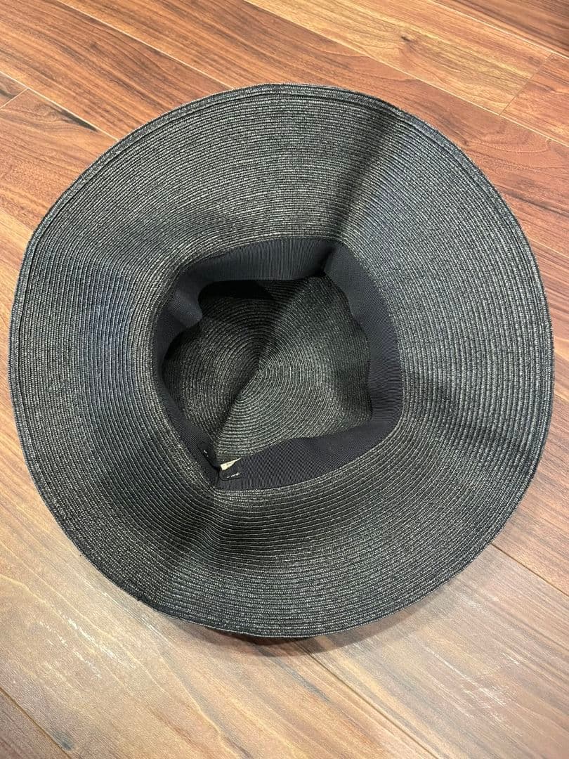 ヨーガンレール　麦わら帽子　黒