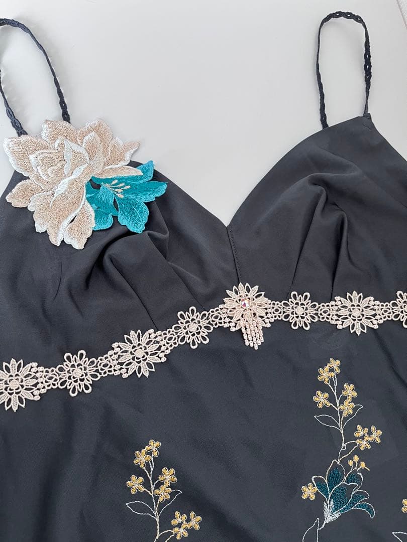 サルート　キャミソール　秋の七草　サイズLL 大きいサイズ　新品　タグ付