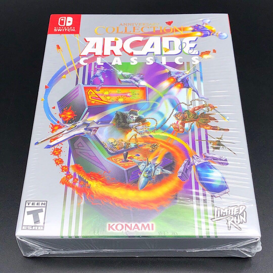 コナミ アーケードクラシックス アニバーサリーコレクション 北米版 switch