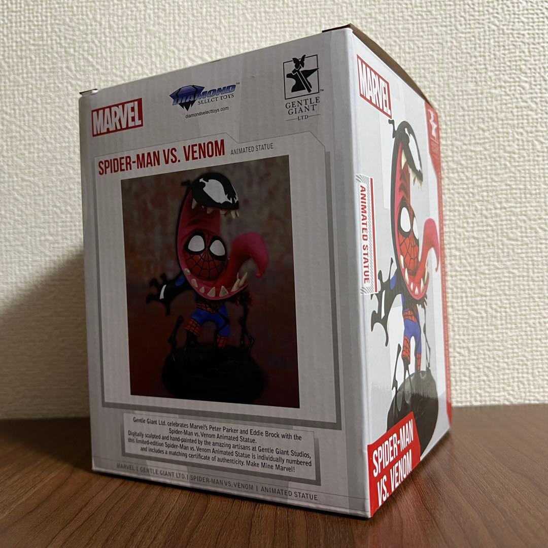 スパイダーマンvsヴェノム　スタチュー　ジェントルジャイアント　スコッティヤング