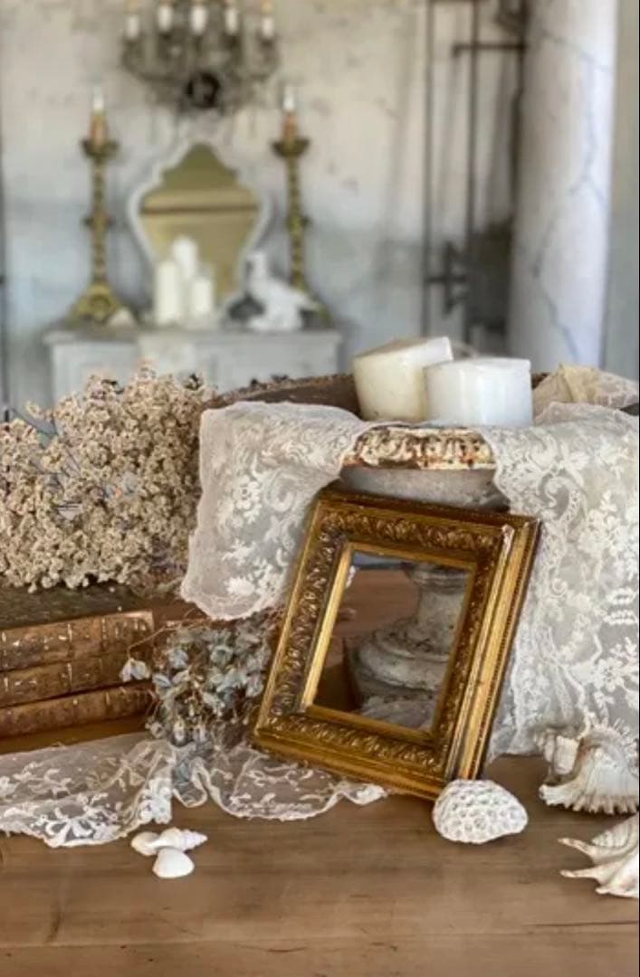 タイムセール　アンティーク　フレーム　デコラティブ　フランス　額縁　希少