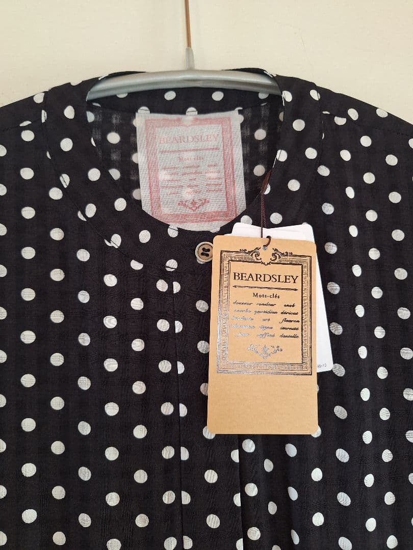 豆太郎様用　BEARDSLEY ドットギャザーワンピース【新品タグ付き】