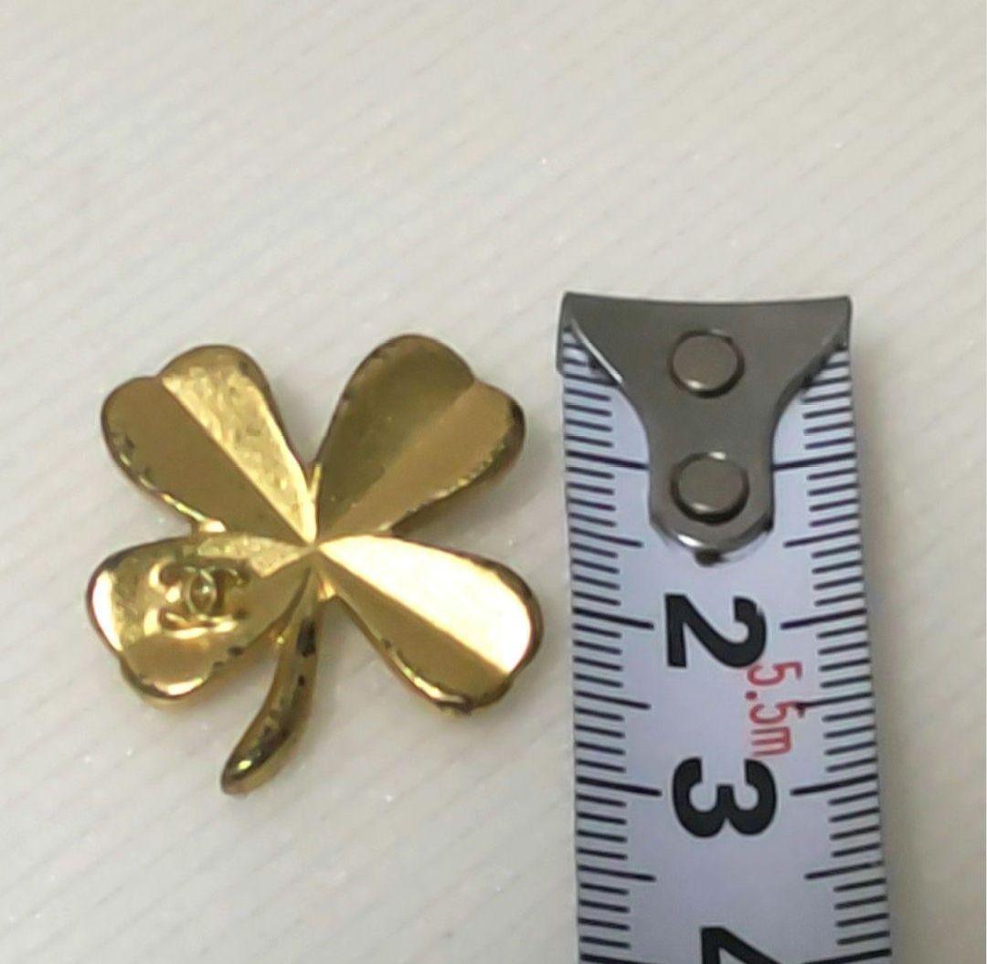 CHANEL シャネル ココマーク ブローチ クローバー 四つ葉 ブローチ GP