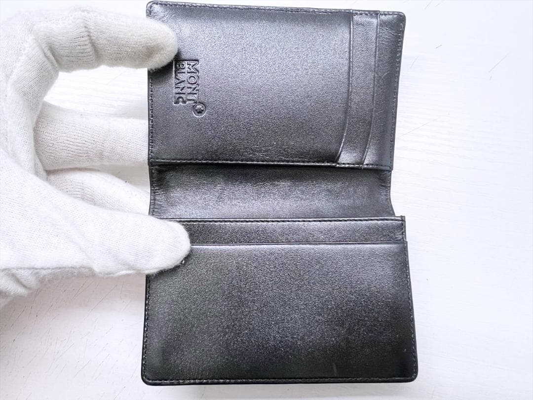 美品　モンブラン　マイスターシュテック　カードホルダー　名刺入れ　黒