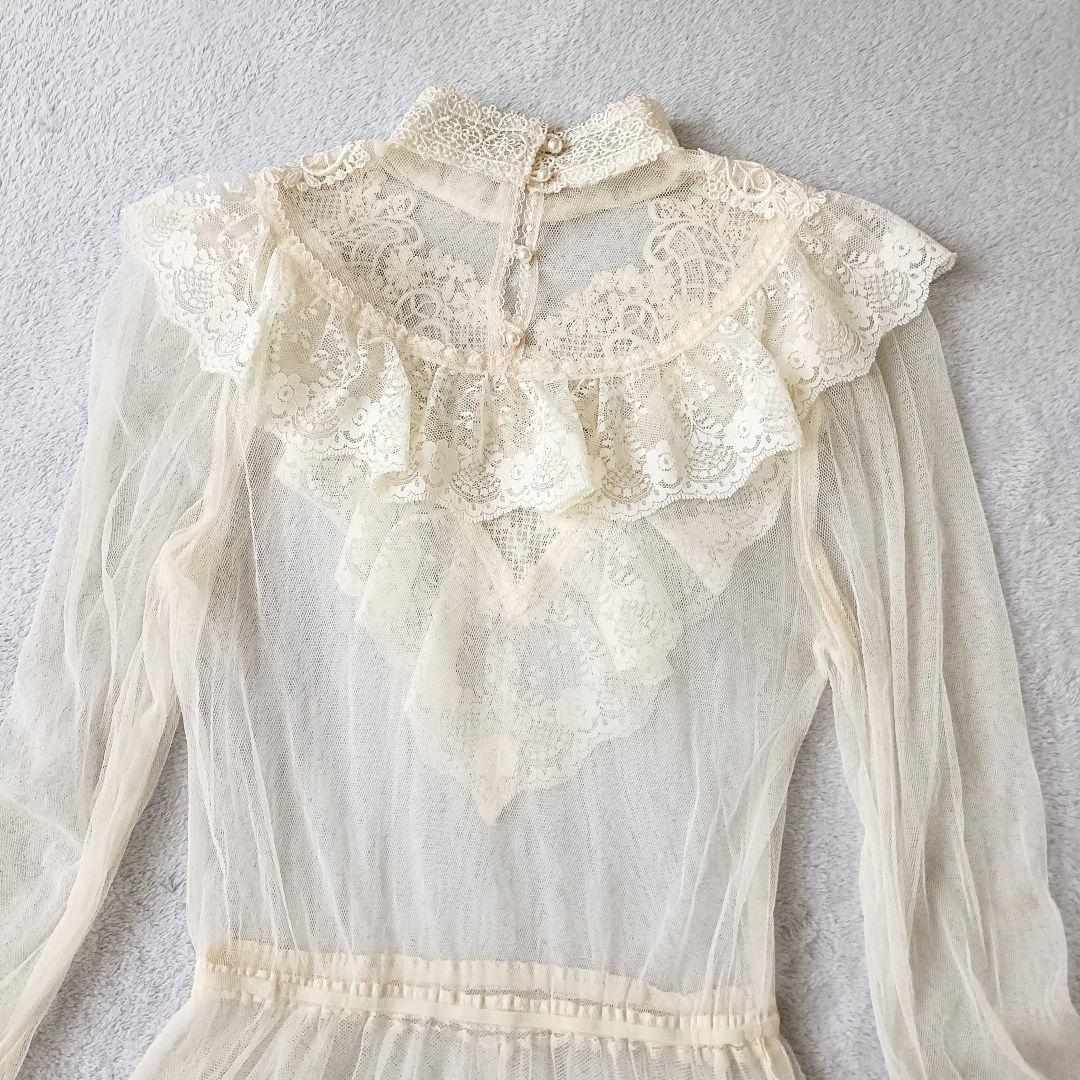 クラシカルドレス ヴィンテージワンピース ヴィクトリア ガニーサックス系