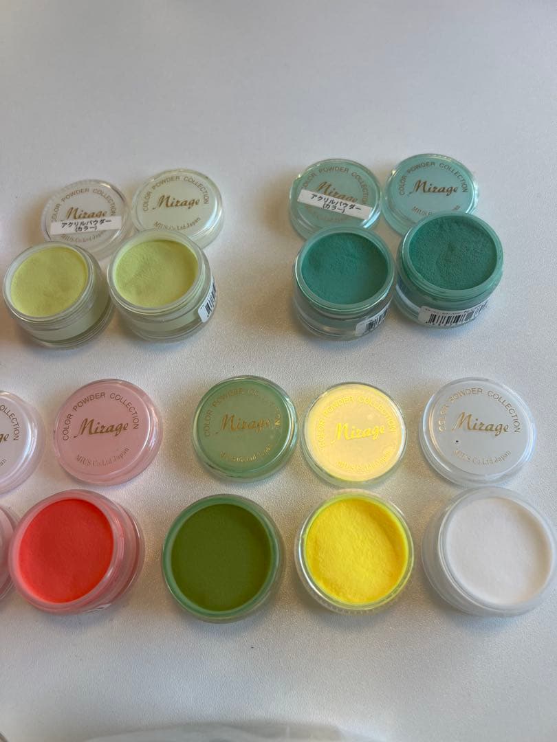 ミラージュ　⭐︎アクリルカラーパウダー　⭐︎クリアパウダー