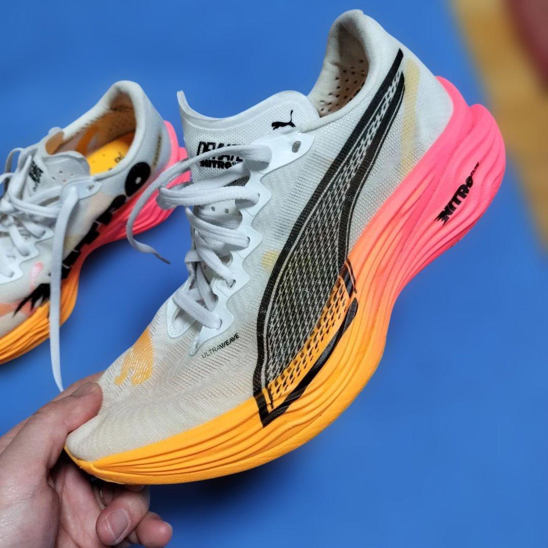 プーマ　ディヴィエイトニトロエリート3 Womens 24.5　プロトカラー