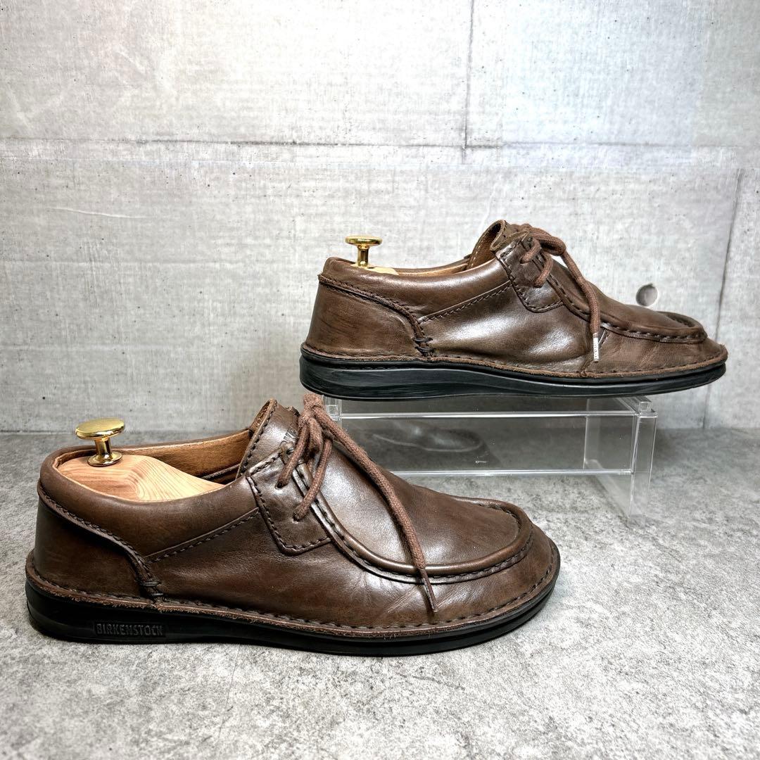 美品✨【ビルケンシュトック】パサデナ/ナロー幅/革靴/コンフォートシューズ/茶色