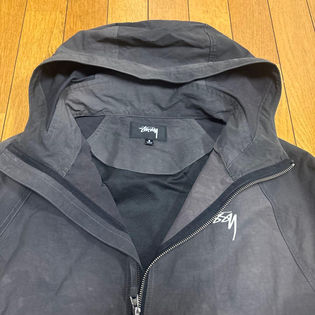 stussy シェルジャケット　グレー サイズS