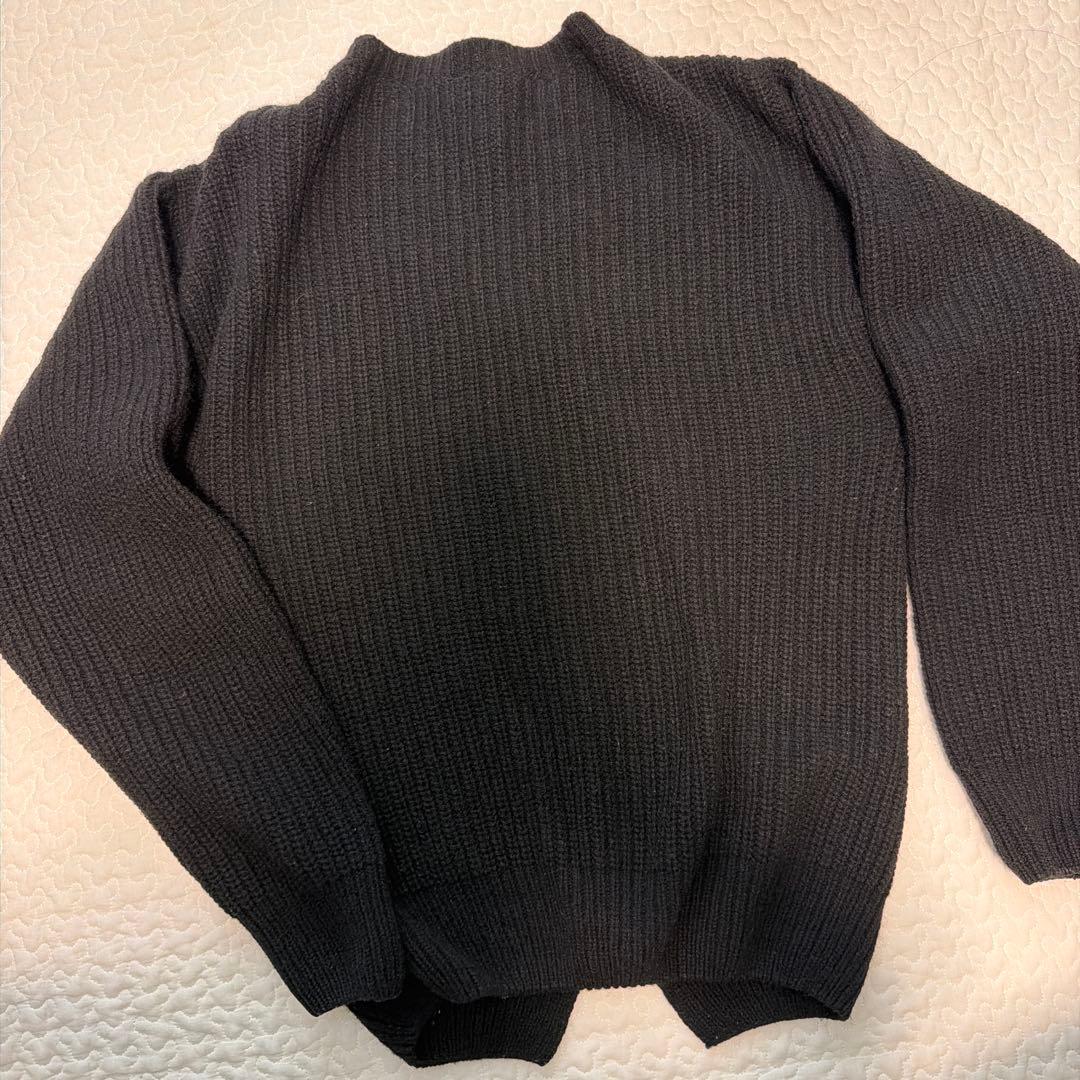 baserange ブラック 長袖カーディガン XS-Sサイズ