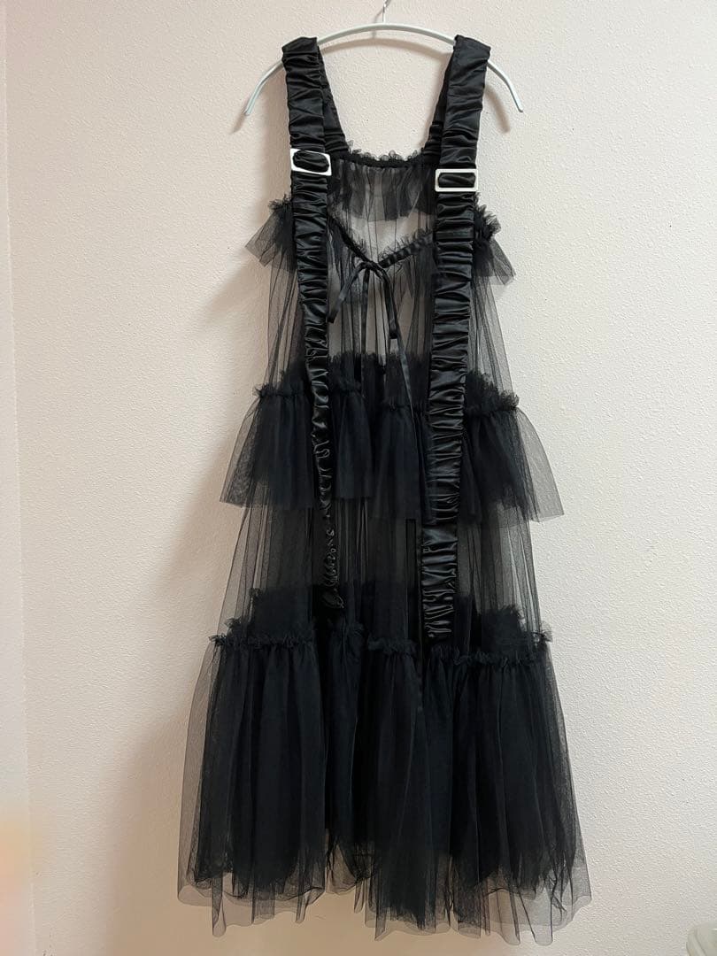 LA BELLE ETUDE シースルーボリュームチュールデザインジレ