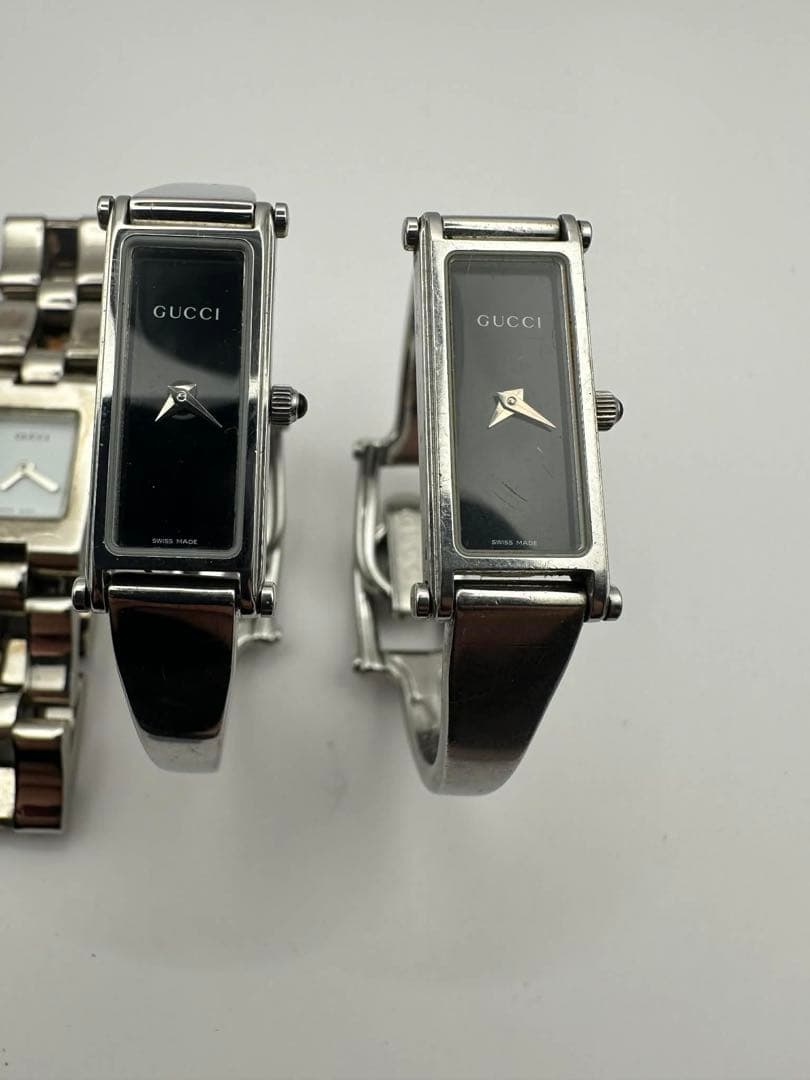 GUCCI 腕時計 稼働品1500L ×2/3600L×1レディース 3点セット