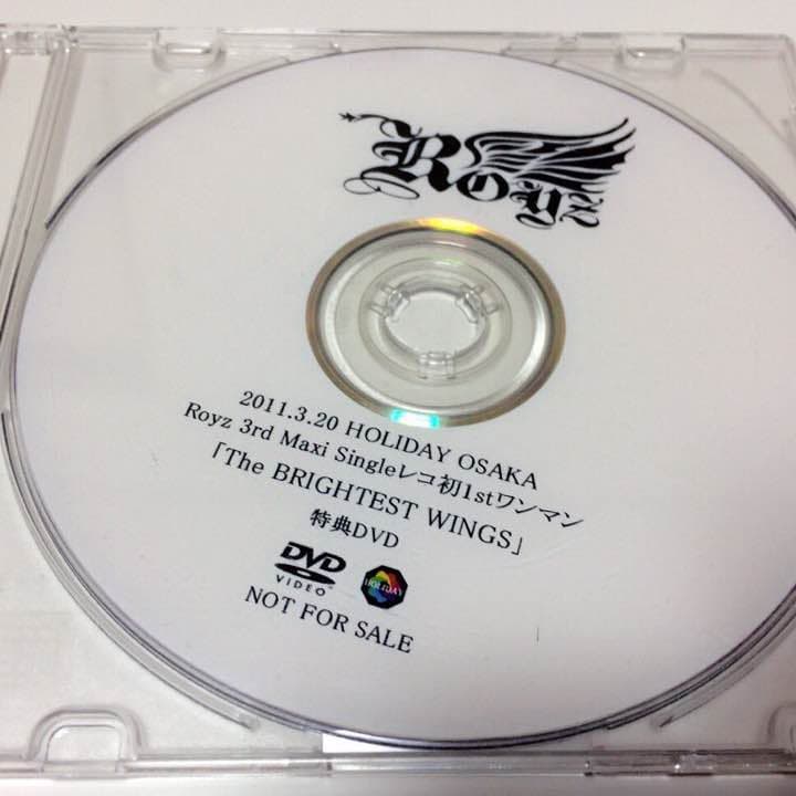 非売品Royz 3rd Maxi Singleレコ発1stワンマン特典DVD