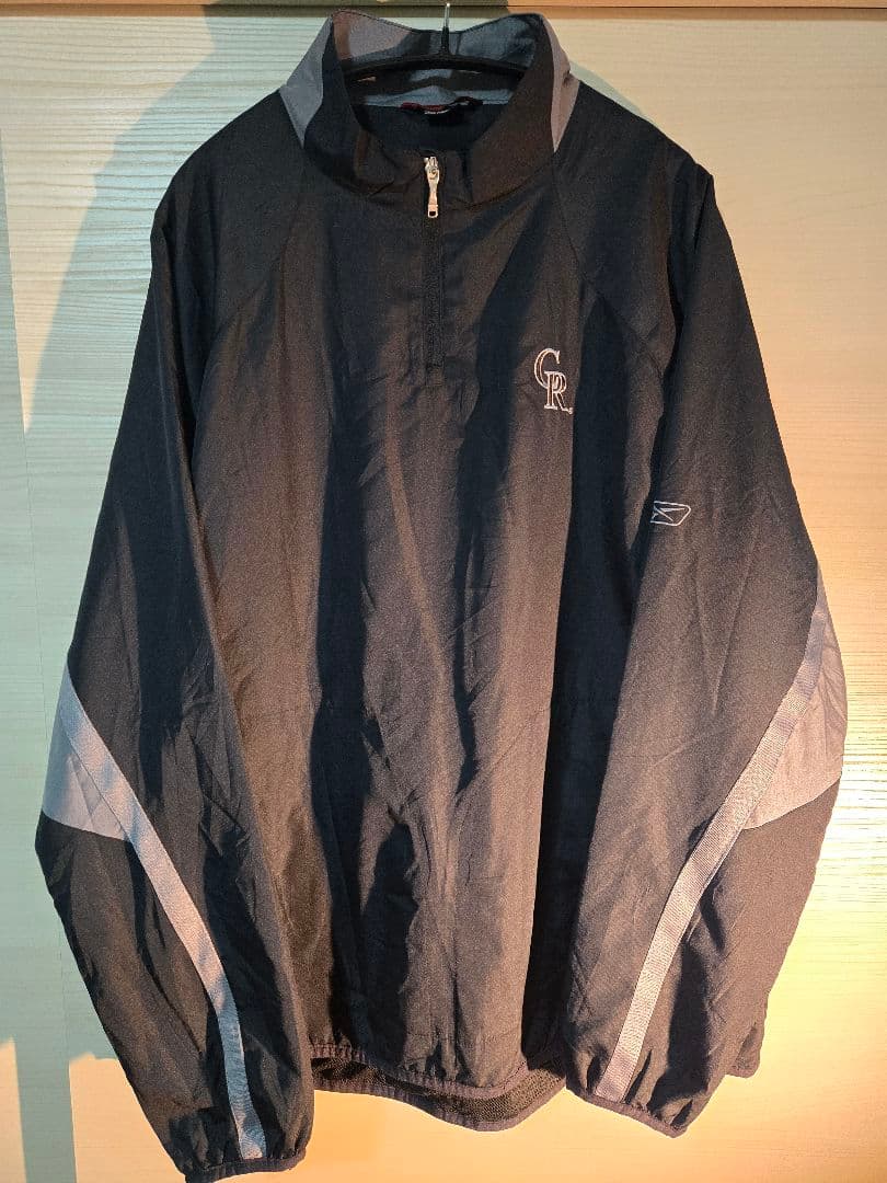 ​【希少】 00s Reebok コロラドロッキーズ ハーフジップ ウェア